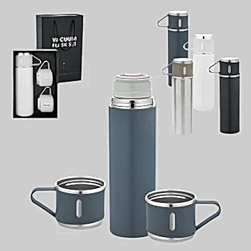 5337 Çelik 3'lü Termos Set / 500 ml - Ürün Önizleme | promosyon