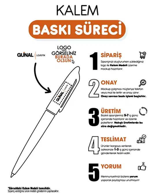1218-T Metal Tükenmez Kalem - Detay Görünüm | promosyon