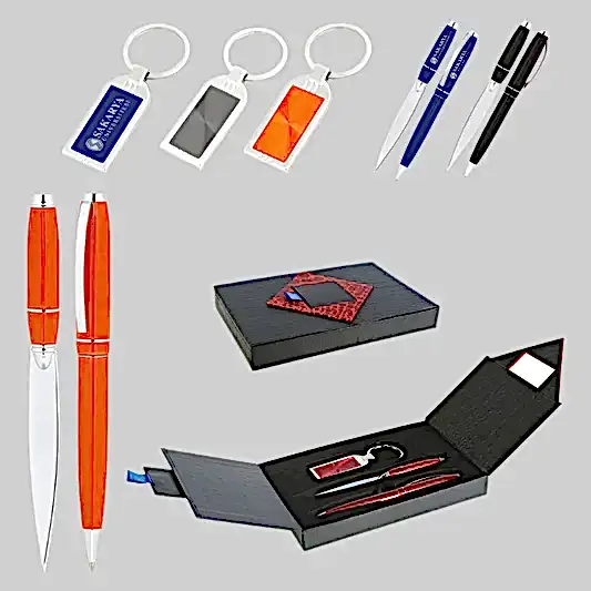 310 Hediyelik Set - Metal Tükenmez Kalem - Metal Anahtarlık - Zarf Açacağı - Ürün Önizleme | promosyon