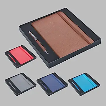 932-K Hediyelik Set - 13x21 Not Defteri Metal Tükenmez Kalem - Ürün Önizleme | promosyon