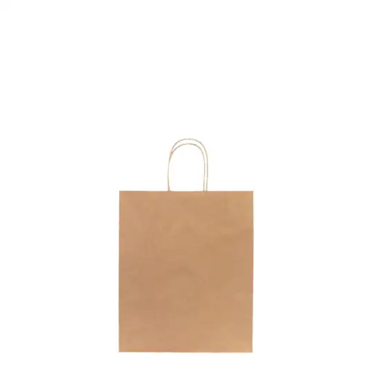 Kraft Kağıt Çanta Burgu Saplı - 19x8x24 cm