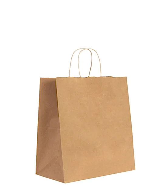 Kraft Kağıt Çanta İçten Burgu Saplı - 27x15x30 cm