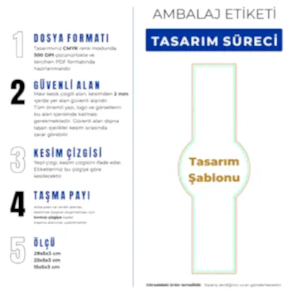 Gıda Ambalaj Etiketi | Özel Kesim & Logo Baskılı sticker