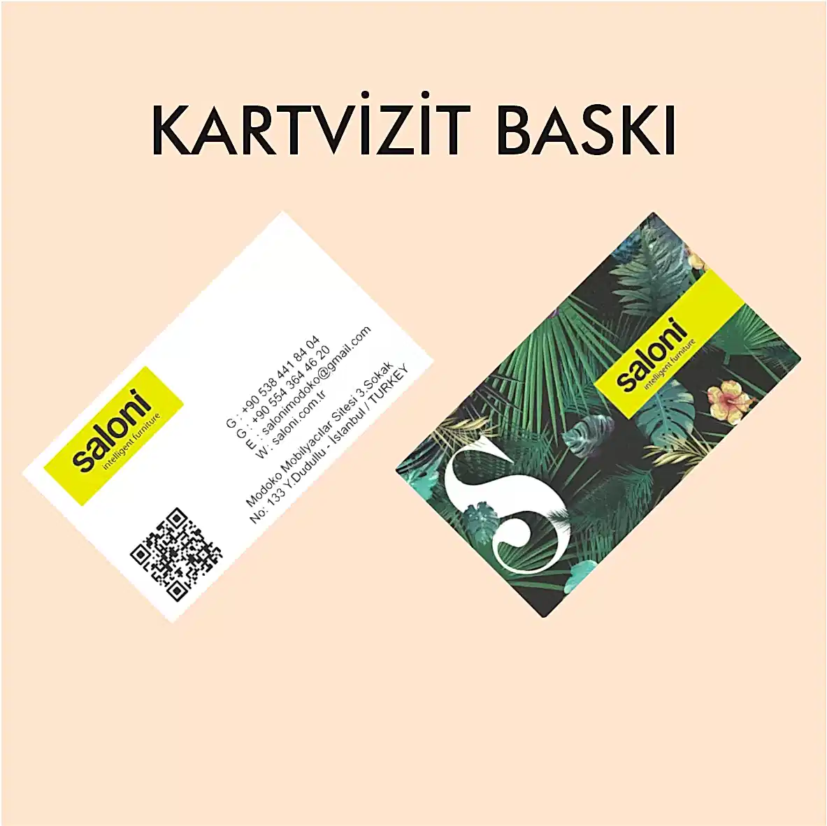 Selefonlu Standart Kartvizit