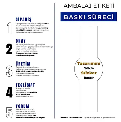 Gıda Ambalaj Etiketi | Özel Kesim & Logo Baskılı sticker