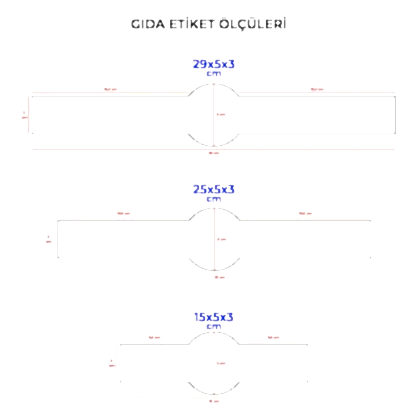 Gıda Ambalaj Etiketi | Özel Kesim & Logo Baskılı sticker
