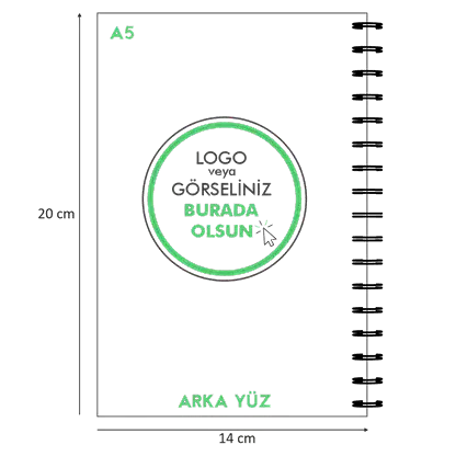 Az adetli kraft metal spiralli defter, özelleştirilebilir kapak tasarımı ile ofisler ve bireysel kullanım için ideal. Şık ve kullanışlı.

