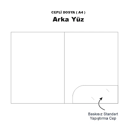 Cepli Dosya ( A4) – Logo Baskılı Karton Sunum Dosyası - Yakın Çekim | Onaylabastır