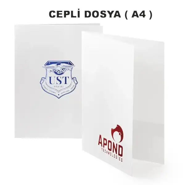 Cepli Dosya ( A4) – Logo Baskılı Karton Sunum Dosyası - Ürün Önizleme | Onaylabastır