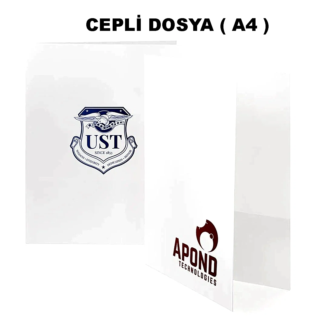 Cepli Dosya ( A4) – Logo Baskılı Karton Sunum Dosyası - Ürün Önizleme | Onaylabastır