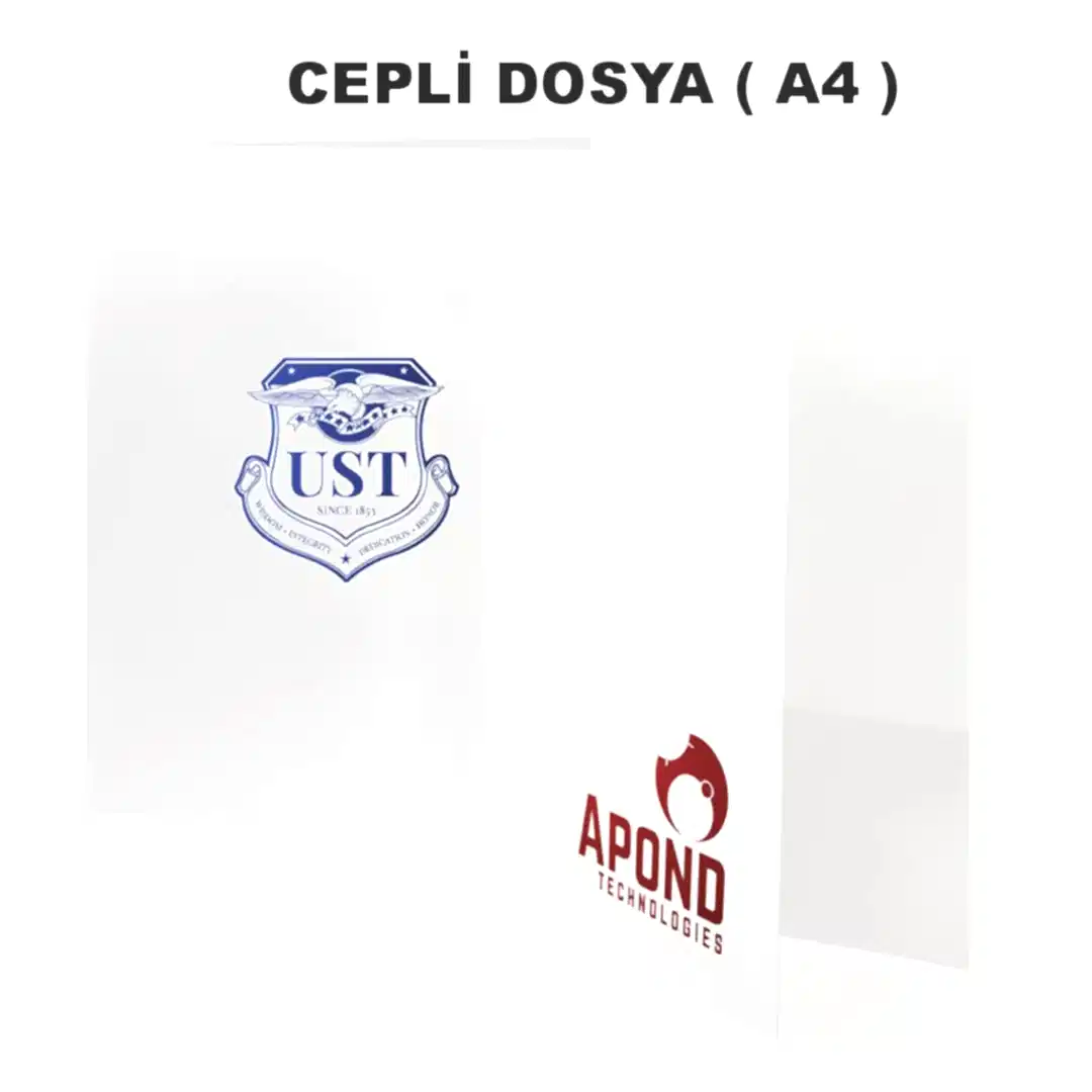 Cepli Dosya ( A4) – Logo Baskılı Karton Sunum Dosyası - Ürün Önizleme | Onaylabastır