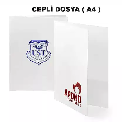 Cepli Dosya ( A4) – Logo Baskılı Karton Sunum Dosyası - Ürün Önizleme | Onaylabastır