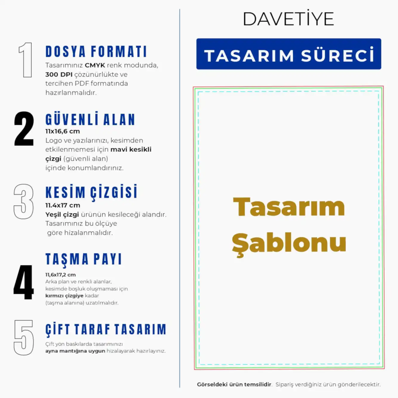 Davetiye  -  Özel Tasarım Baskılı - Görünüm 11 | onaylabastir