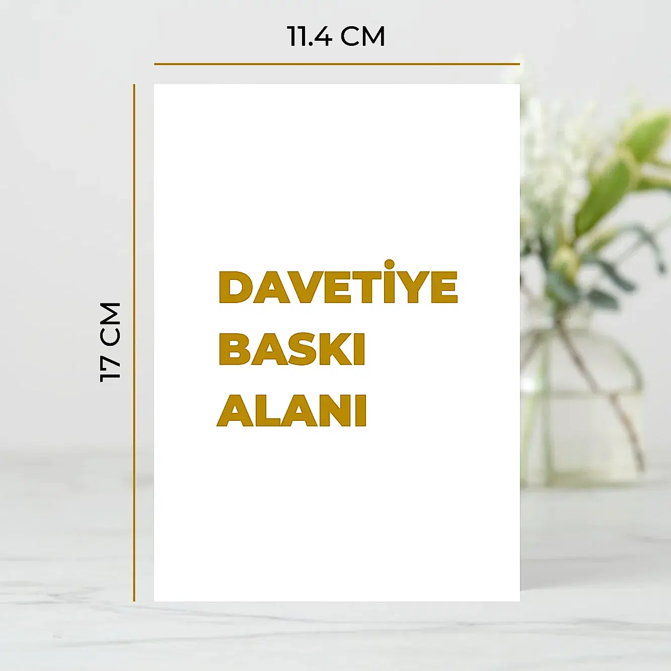 Davetiye  -  Özel Tasarım Baskılı - Görünüm 6 | onaylabastir