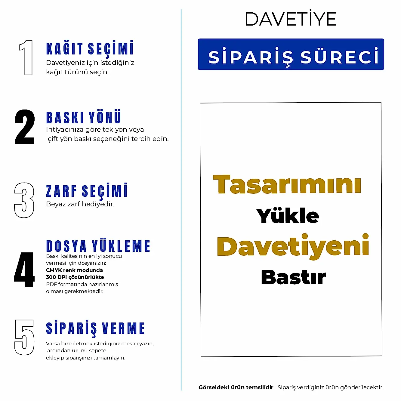 Davetiye  -  Özel Tasarım Baskılı - Görünüm 9 | onaylabastir
