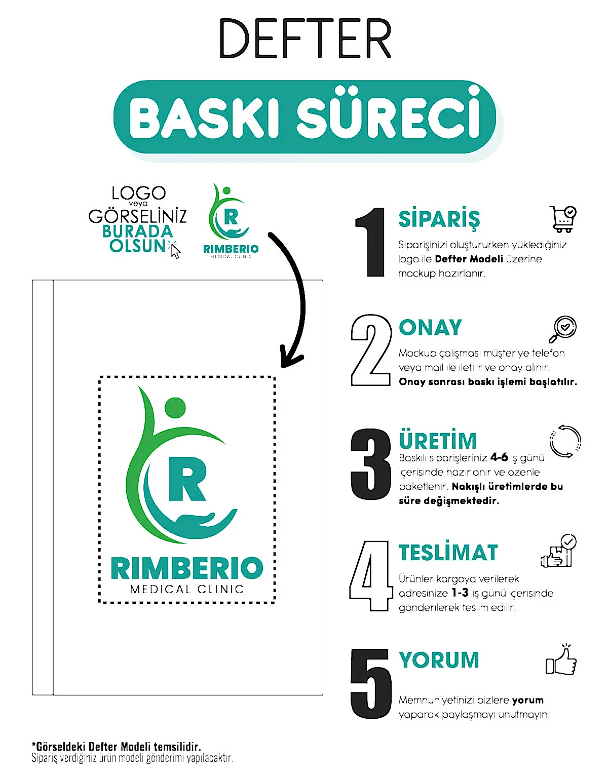 920-EKO Termo Deri Defter (Holmen Kitap Kağıdı) - Detay Görünüm | promosyon