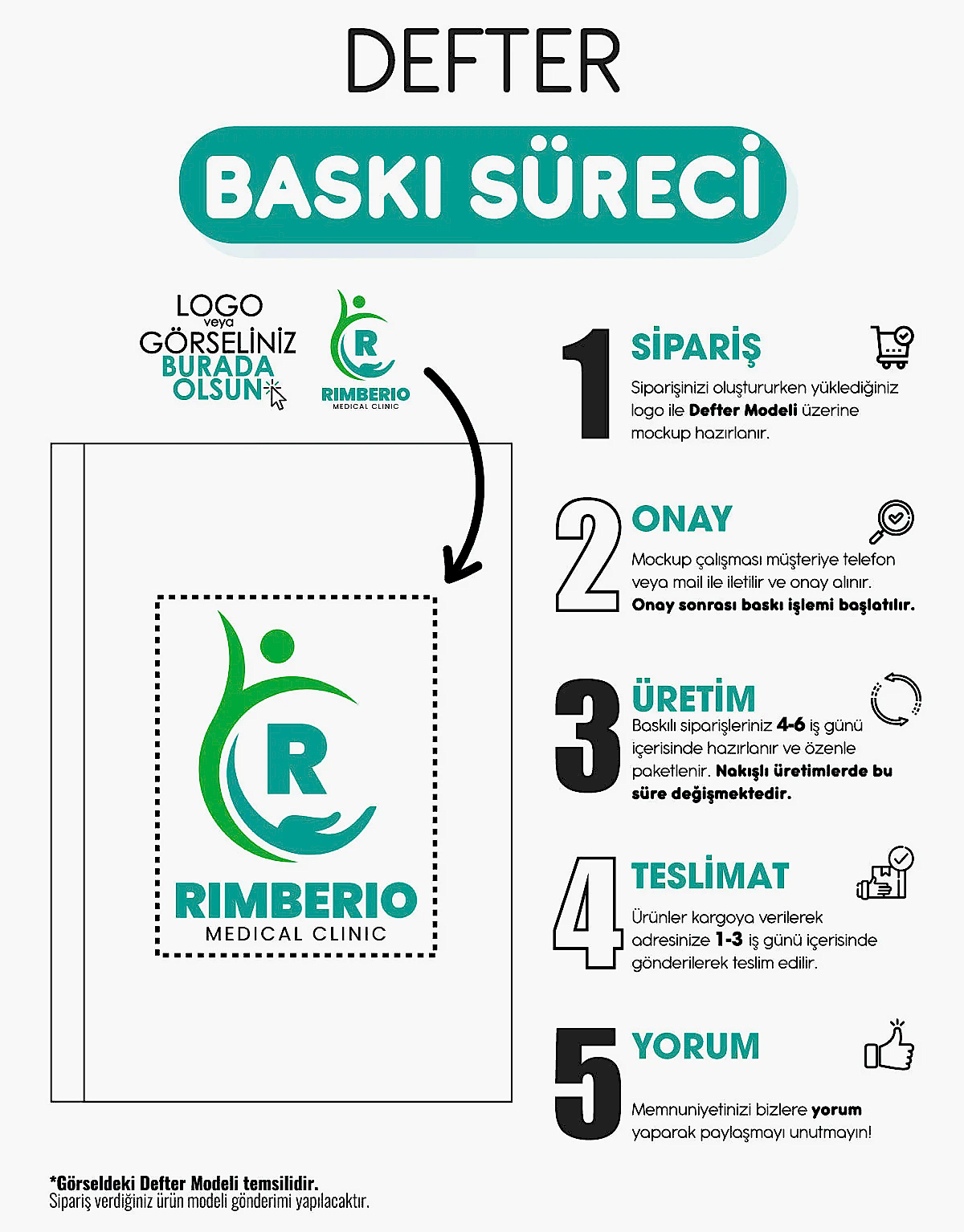 920-EKO Termo Deri Defter (Holmen Kitap Kağıdı) - Detay Görünüm | promosyon