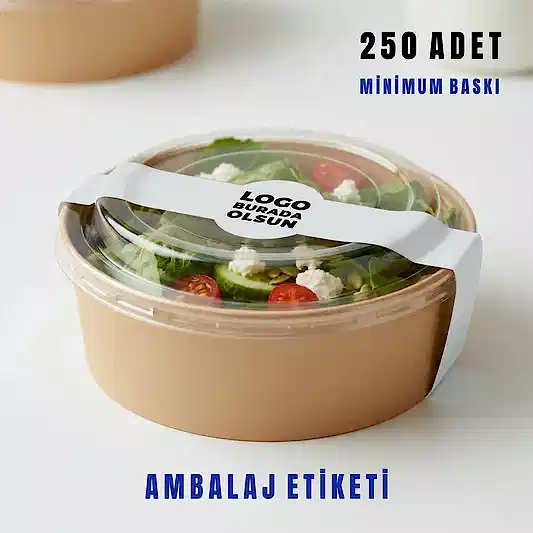Gıda Ambalaj Etiketi | Özel Kesim & Logo Baskılı sticker
