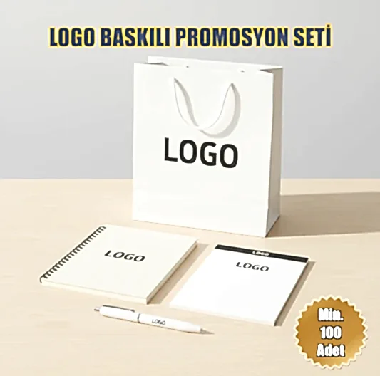 Toplantı Seti: Çanta, Kalem, Bloknot, Spiralli Defter | Logo Baskılı