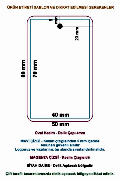Karton Ürün Etiketi
