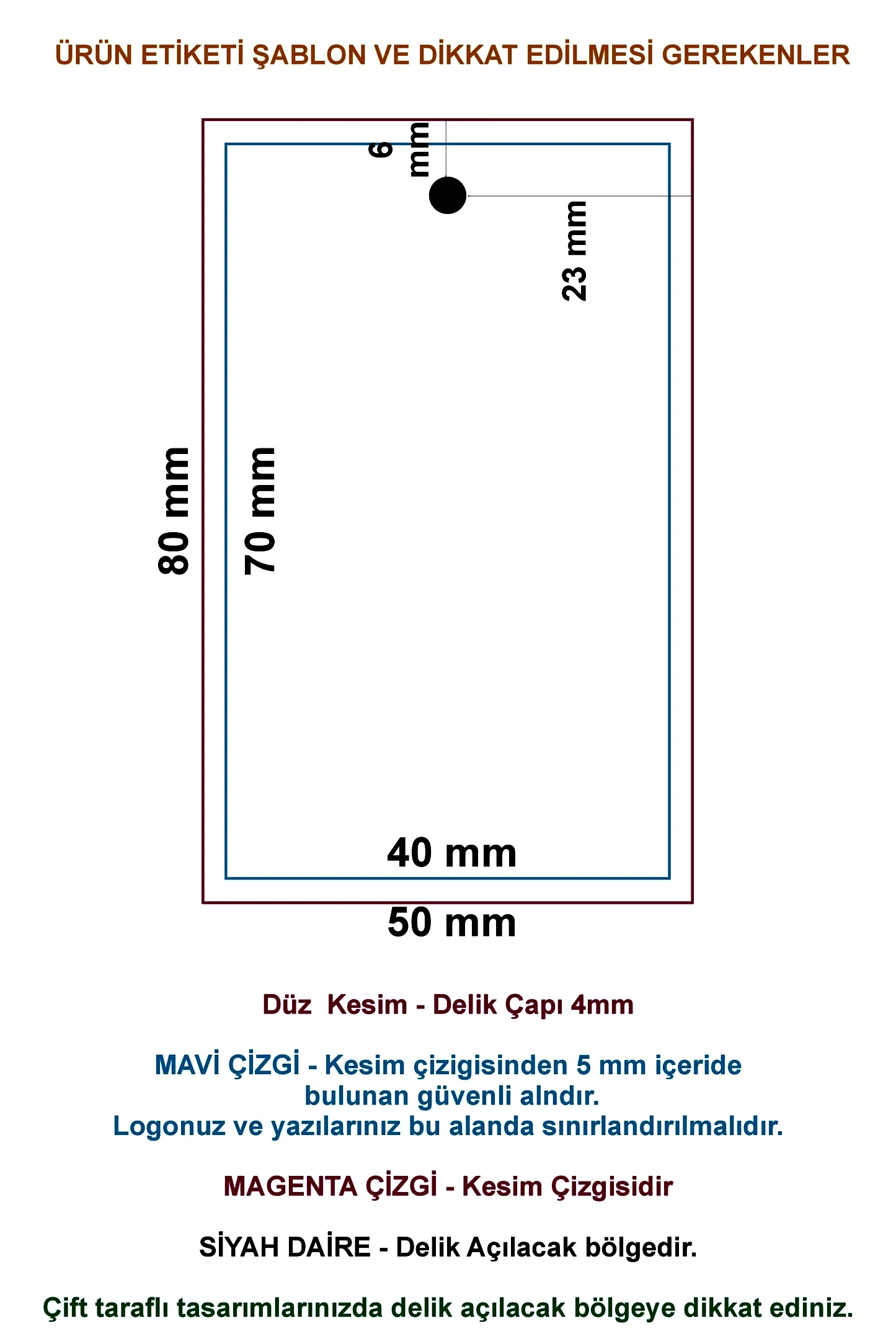 Karton Ürün Etiketi