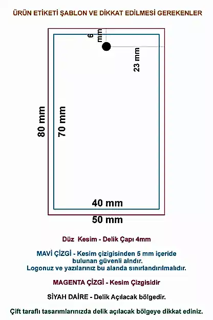 Karton Ürün Etiketi