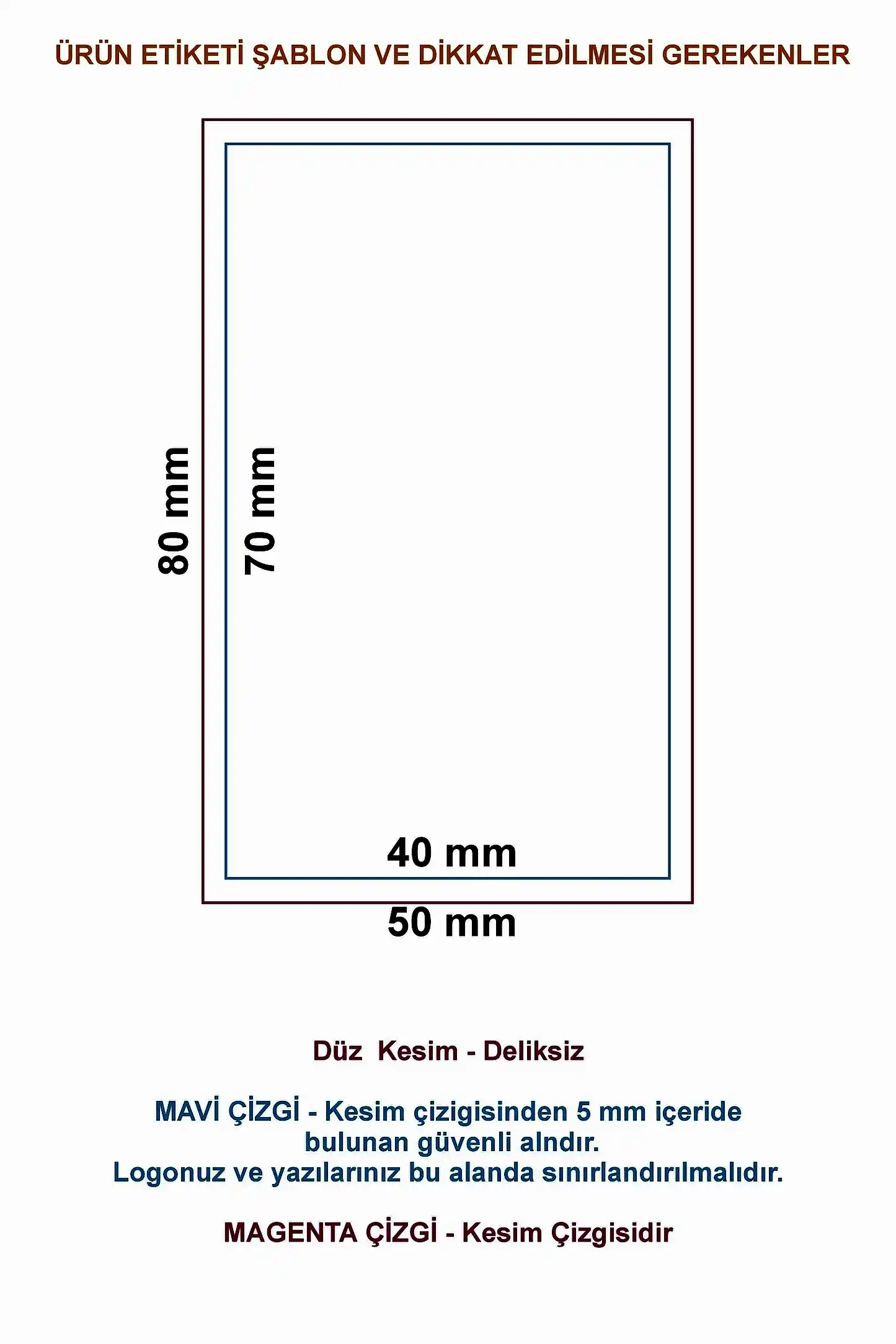 Karton Ürün Etiketi