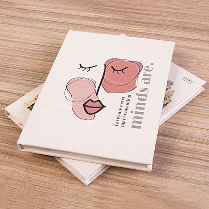 Kanvas Defter 14x20 cm (Özelleştirilebilir)