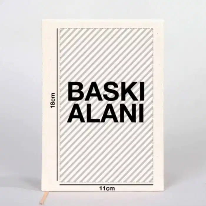 Kanvas Defter 14x20 cm (Özelleştirilebilir)