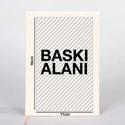 Kanvas Defter 14x20 cm (Özelleştirilebilir)