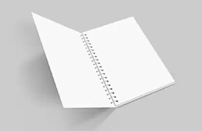 Kuşe Metal Spiralli Defter - Özel Baskılı