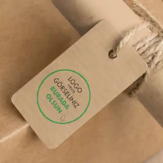 Kraft Karton Ürün Etiketi  - Kraft Karton