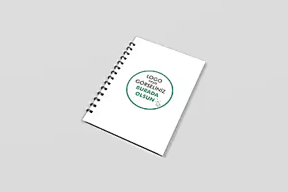 Kuşe Metal Spiralli Defter - Özel Baskılı