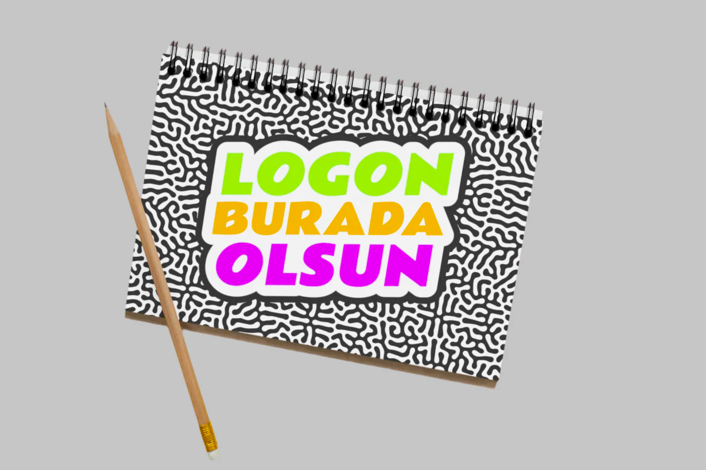 Kuşe Metal Spiralli Defter - Özel Baskılı