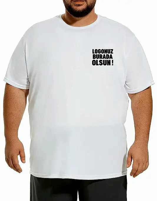 Büyük Boy T-shirt - Beyaz (Özelleştirilebilir) - Ürün Önizleme | istetisort