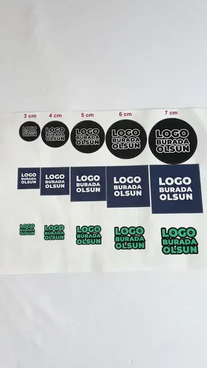Al-Götür Sticker | Yuvarlak Kesim 4–5 cm Paket Servis Etiketi