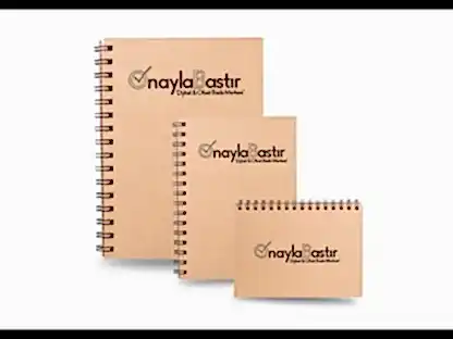 Kuşe Metal Spiralli Defter - Özel Baskılı