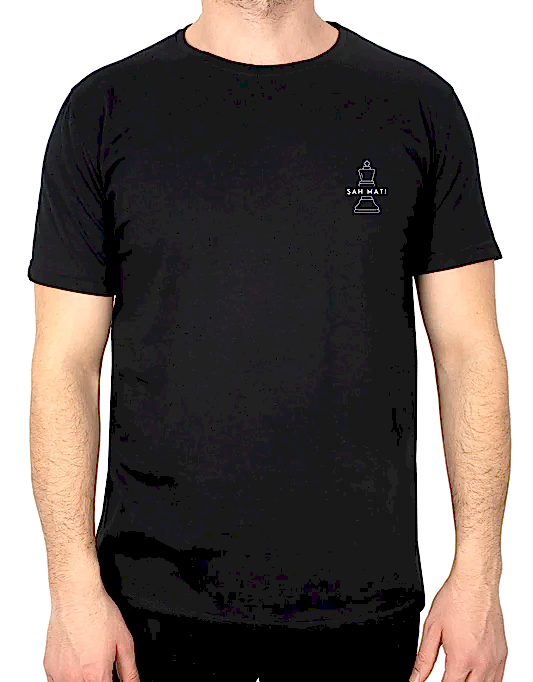 Basic T-shirt Siyah - Baskılı - Detay Görünüm | istetisort