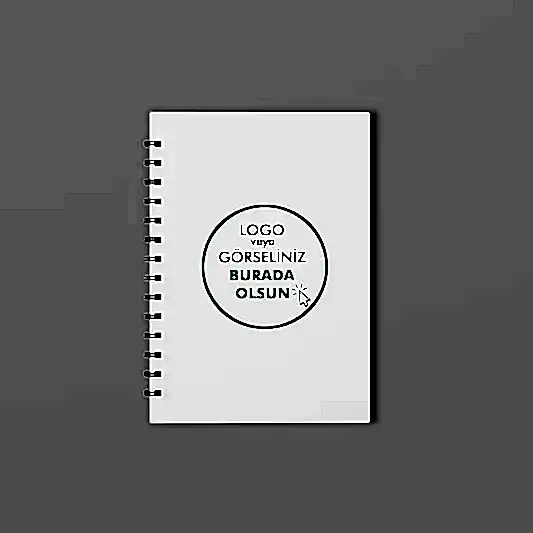 Kuşe Metal Spiralli Defter - Özel Baskılı