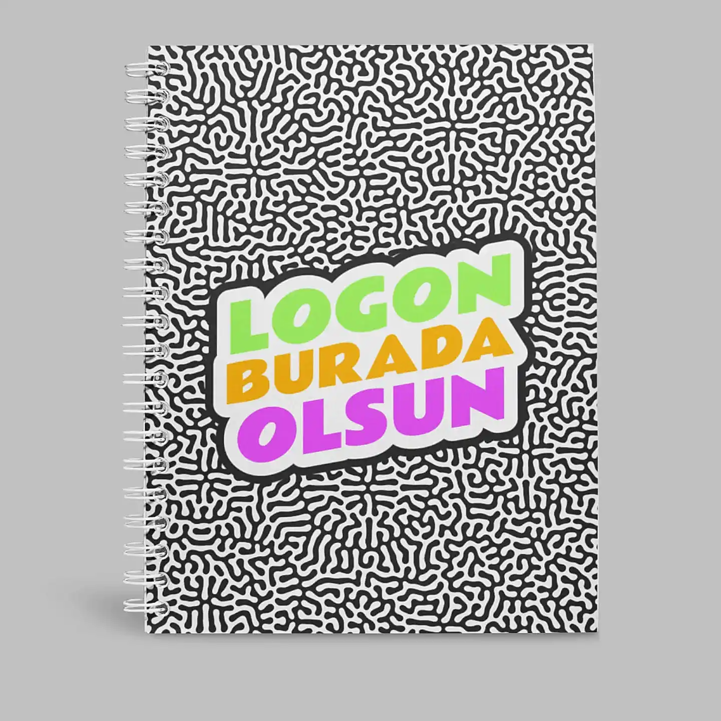 Kuşe Metal Spiralli Defter - Özel Baskılı