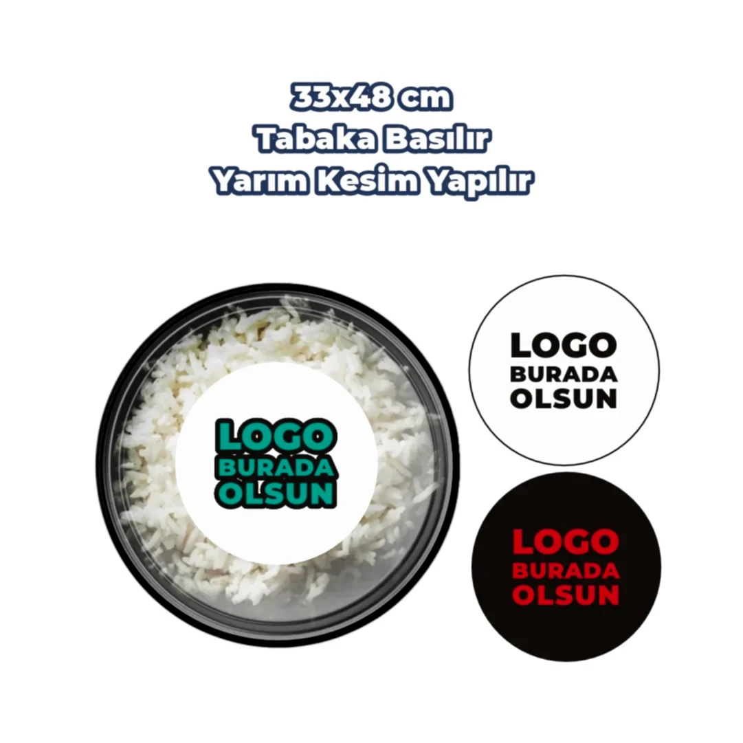 Al-Götür Sticker | Yuvarlak Kesim 4–5 cm Paket Servis Etiketi - Görünüm 5 | onaylabastir