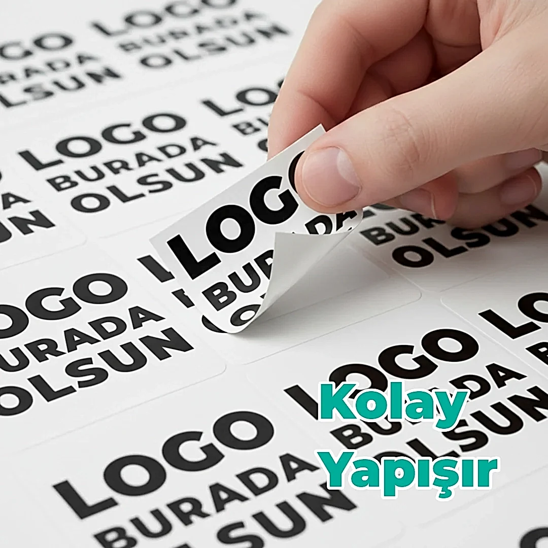 Sticker & Etiket Baskı | Kare · Suya Dayanıklı · Özelleştirilebilir