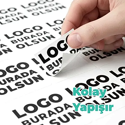 Sticker & Etiket Baskı | Kare · Suya Dayanıklı · Özelleştirilebilir