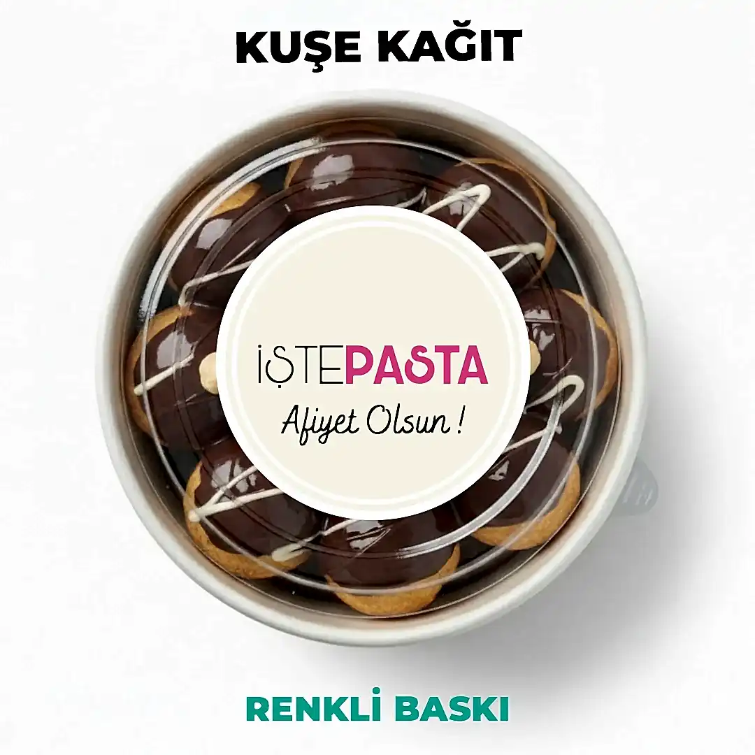 Al-Götür Sticker | Yuvarlak Kesim 4–5 cm Paket Servis Etiketi - Detay Görünüm | onaylabastir