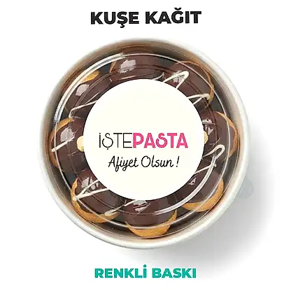 Al-Götür Sticker | Yuvarlak Kesim 4–5 cm Paket Servis Etiketi - Detay Görünüm | onaylabastir