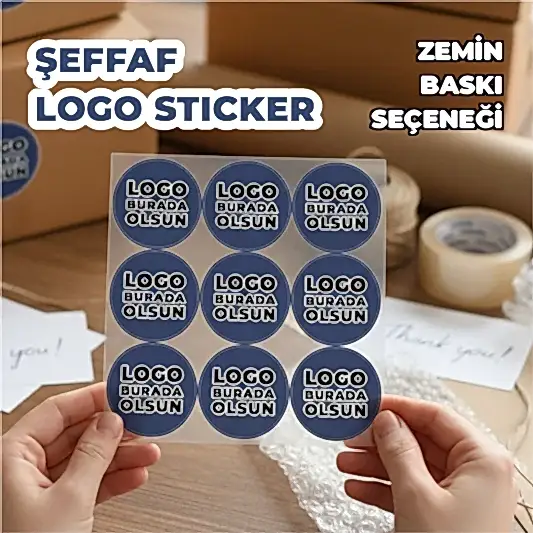 Şeffaf Etiket & Sticker