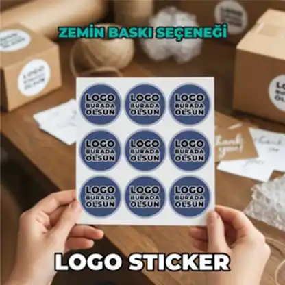 El yapımı Sticker & Etiket Baskı | Yuvarlak · Kuşe Kağıt · Özelleştirilebilir