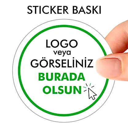 E-Ticaret Paketi | 1000 Adet Sticker + 1000 Teşekkür Kartı | Küçük İşletmelere Özel